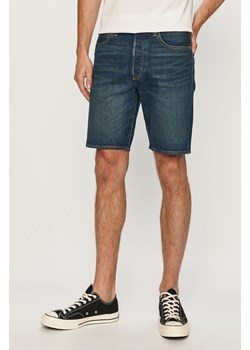Levi's Szorty jeansowe męskie kolor granatowy 36512.0139-MedIndigoF ze sklepu PRM w kategorii Spodenki męskie - zdjęcie 161406590