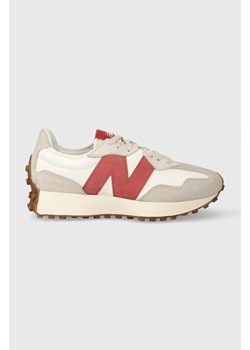 New Balance sneakersy zamszowe U327LV kolor biały ze sklepu PRM w kategorii Buty sportowe damskie - zdjęcie 161406840