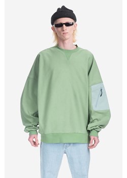 A.A. Spectrum bluza Geoflow Sweater kolor zielony z nadrukiem 81230815-ZIELONY ze sklepu PRM w kategorii Bluzy męskie - zdjęcie 161407041