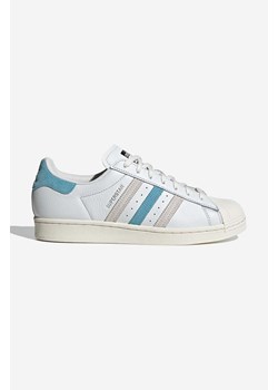adidas Originals sneakersy skórzane Superstar GZ9381 kolor biały ze sklepu PRM w kategorii Buty sportowe damskie - zdjęcie 161407681