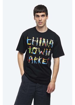Market t-shirt bawełniany Chinatown Market City Aerobics Tee kolor czarny z nadrukiem CTM1990462-CZARNY ze sklepu PRM w kategorii T-shirty męskie - zdjęcie 161407901