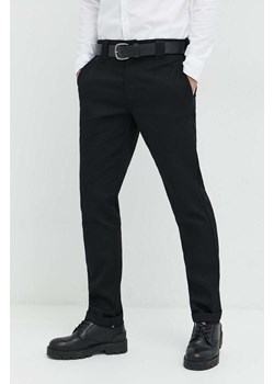 Dickies spodnie 872 męskie kolor czarny dopasowane DK0A4XK8BLK1-BLACK ze sklepu PRM w kategorii Spodnie męskie - zdjęcie 161407984