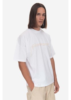 Phenomenon t-shirt bawełniany x MCM kolor biały z aplikacją MHTDSJA02WT-WT ze sklepu PRM w kategorii T-shirty męskie - zdjęcie 161408120