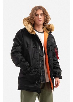 Alpha Industries kurtka N3B 103141 07 męska kolor bordowy zimowa 103141.07-BORDOWY ze sklepu PRM w kategorii Kurtki męskie - zdjęcie 161408340