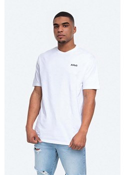 Alife t-shirt bawełniany Thorough In Every Borough kolor biały wzorzysty ALIFW20-40 WHITE ALIFW20.40-WHITE ze sklepu PRM w kategorii T-shirty męskie - zdjęcie 161409212