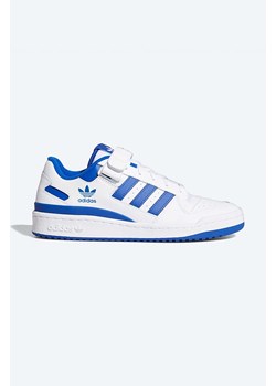 adidas Originals sneakersy skórzane Forum Low FY7756 kolor biały ze sklepu PRM w kategorii Buty sportowe damskie - zdjęcie 161410681