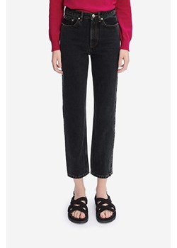 A.P.C. jeansy bawełniane medium waist COEXH.F09122-BLACKWASHE ze sklepu PRM w kategorii Jeansy damskie - zdjęcie 161411100