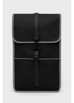 Rains plecak 14090 Backpack Reflective kolor czarny duży gładki 14090.70-BlackRefle ze sklepu PRM w kategorii Plecaki - zdjęcie 161411163