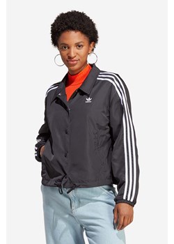 adidas Originals kurtka damska kolor czarny przejściowa IC5478-CZARNY ze sklepu PRM w kategorii Kurtki damskie - zdjęcie 161411460