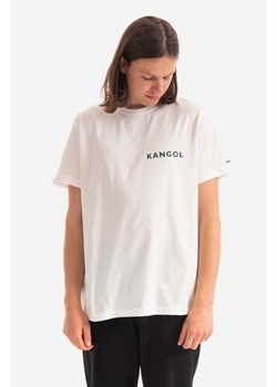 Kangol t-shirt bawełniany Heritage Basic kolor biały z nadrukiem KLHB003-OFFWHITE ze sklepu PRM w kategorii T-shirty męskie - zdjęcie 161411721