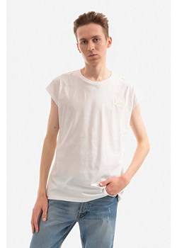 Alpha Industries t-shirt bawełniany kolor biały gładki 118530.626-BIALY ze sklepu PRM w kategorii T-shirty męskie - zdjęcie 161413040