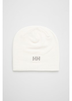 Helly Hansen Czapka kolor biały z cienkiej dzianiny 57502-990 ze sklepu PRM w kategorii Czapki zimowe damskie - zdjęcie 161413193