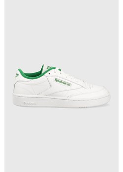 Reebok sneakersy skórzane Club C 85 kolor biały IE9387 ze sklepu PRM w kategorii Buty sportowe męskie - zdjęcie 161414570