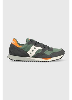 Saucony sneakersy DXN TRAINER kolor zielony S70757.8 ze sklepu PRM w kategorii Buty sportowe męskie - zdjęcie 161414773