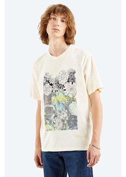 Levi's t-shirt bawełniany Relaxed Fit Tee Sketch kolor beżowy z nadrukiem 16143.0153-KREMOWY ze sklepu PRM w kategorii T-shirty męskie - zdjęcie 161415314