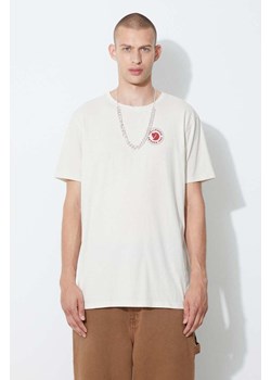 Fjallraven t-shirt kolor beżowy ze sklepu PRM w kategorii T-shirty męskie - zdjęcie 161415601