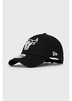 New Era Czapka kolor czarny gładka 12292586-BLACK ze sklepu PRM w kategorii Czapki z daszkiem damskie - zdjęcie 161415673