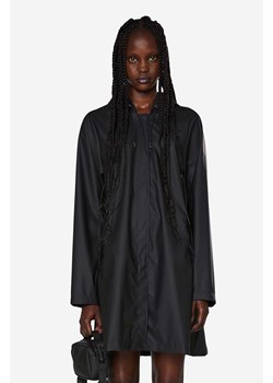 Rains kurtka A-line W Jacket 18050 kolor czarny przejściowa 18050-BLACK. ze sklepu PRM w kategorii Kurtki damskie - zdjęcie 161416313