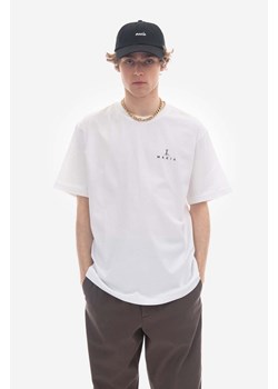 Makia t-shirt bawełniany kolor biały wzorzysty Valo T-shirt M21346 209 M21346-001 ze sklepu PRM w kategorii T-shirty męskie - zdjęcie 161416750