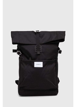 Sandqvist plecak Ilon kolor czarny duży gładki SQA1496 ze sklepu PRM w kategorii Plecaki - zdjęcie 161416943
