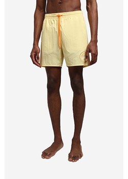 Napapijri szorty kąpielowe męskie kolor żółty gładkie NA4G5C.YB5-YB5 ze sklepu PRM w kategorii Kąpielówki - zdjęcie 161416983