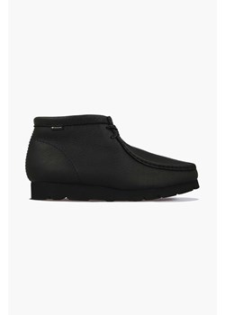 Clarks Originals buty skórzane Wallabee BT GTX kolor czarny 26146260 ze sklepu PRM w kategorii Buty zimowe męskie - zdjęcie 161417142