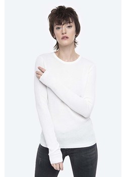 Norse Projects sweter bawełniany kolor biały lekki NW45.0198.0957-0957 ze sklepu PRM w kategorii Swetry damskie - zdjęcie 161417820