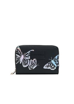 Cropp - Czarny portfel z motylami - czarny ze sklepu Cropp w kategorii Portfele damskie - zdjęcie 161418961