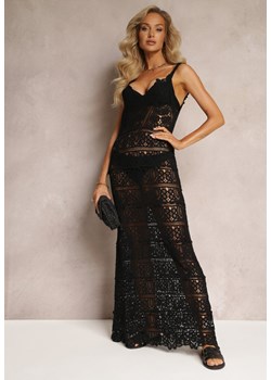 Czarna Sukienka Well Off ze sklepu Renee odzież w kategorii Sukienki - zdjęcie 161420364
