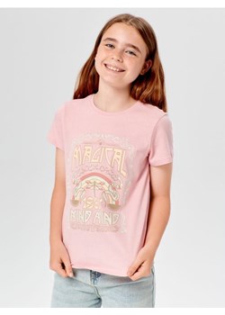 Sinsay - Koszulka z nadrukiem - różowy ze sklepu Sinsay w kategorii Bluzki dziewczęce - zdjęcie 161432304