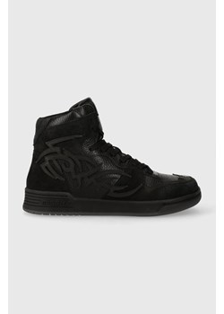 MISBHV sneakersy skórzane Court kolor czarny 3022BW409 ze sklepu PRM w kategorii Buty sportowe damskie - zdjęcie 161433161