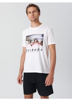 Sinsay - Piżama Friends - biały ze sklepu Sinsay w kategorii Piżamy męskie - zdjęcie 161437984
