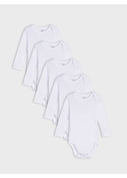 Sinsay - Body 5 pack - biały ze sklepu Sinsay w kategorii Body niemowlęce - zdjęcie 161438052