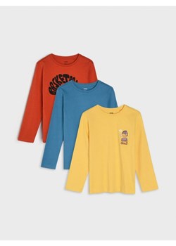 Sinsay - Koszulki 3 pack - żółty ze sklepu Sinsay w kategorii T-shirty chłopięce - zdjęcie 161438083