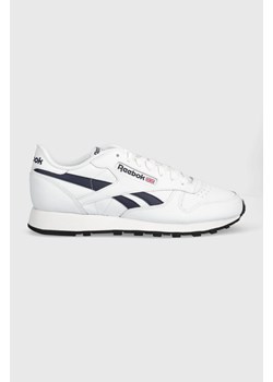 Reebok Classic sneakersy skórzane CLASSIC LEATHER kolor biały ze sklepu ANSWEAR.com w kategorii Buty sportowe męskie - zdjęcie 161442853