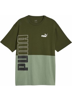 Koszulka męska Power Colorblock Tee Logo Puma ze sklepu SPORT-SHOP.pl w kategorii T-shirty męskie - zdjęcie 161443630