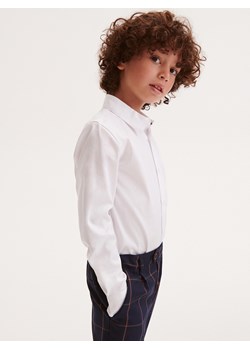Reserved - Elegancka koszula slim fit - biały ze sklepu Reserved w kategorii Koszule chłopięce - zdjęcie 161443971