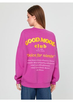 Sinsay - Bluza z haftem - fioletowy ze sklepu Sinsay w kategorii Bluzy damskie - zdjęcie 161448501