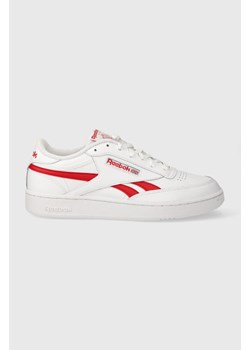 Reebok Classic sneakersy skórzane CLUB C kolor biały ze sklepu PRM w kategorii Buty sportowe damskie - zdjęcie 161450354