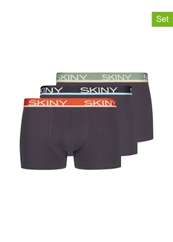 Skiny Bokserki (3 pary) w kolorze antracytowym ze sklepu Limango Polska w kategorii Majtki męskie - zdjęcie 161452210