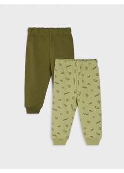 Sinsay - Spodnie dresowe 2 pack - zielony ze sklepu Sinsay w kategorii Spodnie i półśpiochy - zdjęcie 161454851
