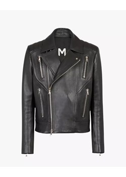 Balmain Czarna ramoneska ze skóry rozmiar 52 ze sklepu Moliera2.com w kategorii Kurtki damskie - zdjęcie 161463143