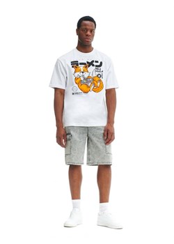 Cropp - T-shirt comfort z nadrukiem - biały ze sklepu Cropp w kategorii T-shirty męskie - zdjęcie 161466273