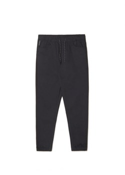 Cropp - Czarne joggery - czarny ze sklepu Cropp w kategorii Spodnie męskie - zdjęcie 161466280