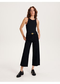 Reserved - Gładkie body - czarny ze sklepu Reserved w kategorii Bluzki damskie - zdjęcie 161475544