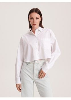 Reserved - Bawełniana koszula - biały ze sklepu Reserved w kategorii Koszule damskie - zdjęcie 161475554