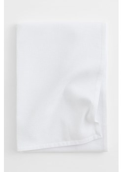H & M - Narzuta w waflowy splot - Biały ze sklepu H&M w kategorii Narzuty i kapy - zdjęcie 161499092