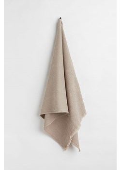 H & M - Waflowy ręcznik kąpielowy - Brązowy ze sklepu H&M w kategorii Ręczniki - zdjęcie 161500713