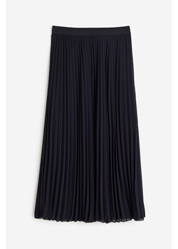 H & M - Plisowana spódnica z szyfonu - Niebieski ze sklepu H&M w kategorii Spódnice - zdjęcie 161503041