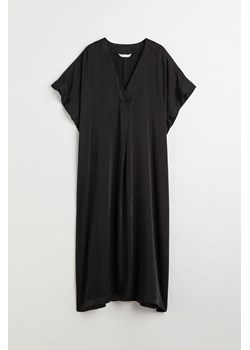 H & M - Tunikowa sukienka z dekoltem w serek - Czarny ze sklepu H&M w kategorii Sukienki - zdjęcie 161504783